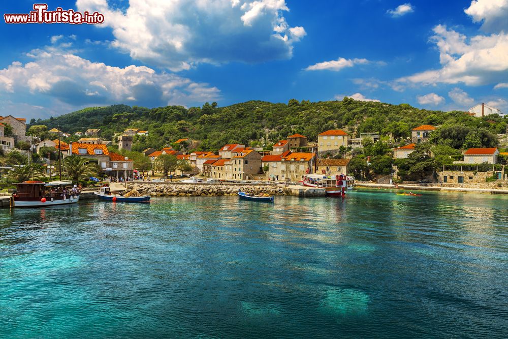 Immagine L'isola di Sipan (Giuppana) arcipelago delle Elafiti non lontano da Dubrovnik in Croazia