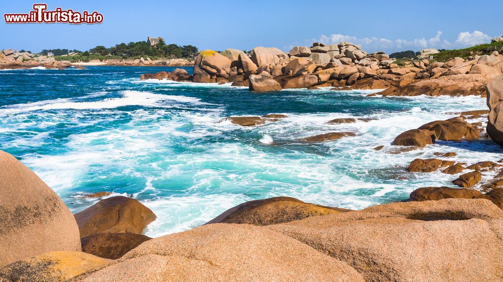Immagine La Costa di Granito Rosa a Perros-Guirec in Bretagna, Francia