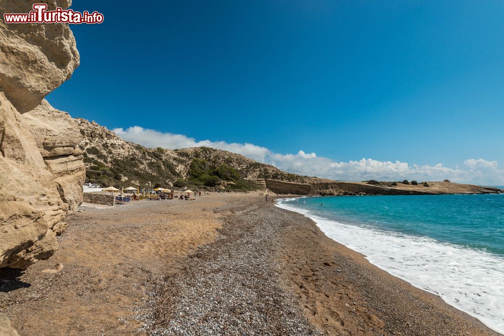 Immagine La spiaggia di Fourni vicino a Monolithos di Rodi in Grecia