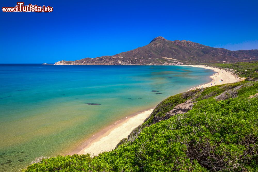 Immagine La spiaggia di San Nicolo e la spiaggia di Portixeddu a San Nicolò vicino a Buggerru in Sardegna