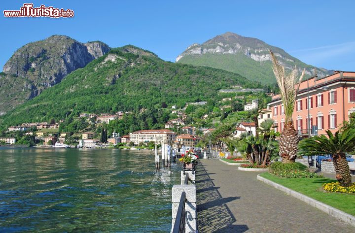 Immagine Lungolago a Menaggio, Lombardia. La bella passeggiata che accompagna alla scoperta del lago di Como e dei suoi suggestivi scorci paesaggistici - © travelpeter / Shutterstock.com