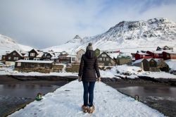 Il villaggio di Bour in Inverno, siamo sulle Isole Faroe della Danimarca - © Michela Garosi / TheTraveLover.com