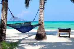 Amaca in una rilassante spiagga a Zanzibar: qui è racchiusa tutta la magia del mare della Tanzania - © BlueOrange Studio / Shutterstock.com