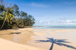 Bassa marea su una spiaggia di Île Sainte-Marie, ...