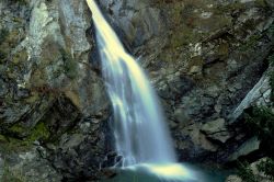 la prima delle tre cascate del Rutor a La Thuile in Valle d Aosta