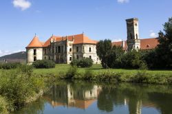 Castello Banffy Bontida di Cluj Napoca, Romania - Costruito in stile neoclassico all'inizio del XIX° secolo, il castello Banffy fa parte dal 2004 dei monumenti storici della città. ...