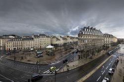 Il Centro Storico di Bordeaux durante il transito ...