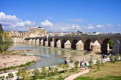 Fiume Guadalquivir a Cordova con il ponte romano che conduce al centro storico di Cordoba, in Spagna, Andalusia - © Artur Bogacki / Shutterstock.com