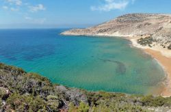 Gavdos: la spiaggia di Potamos, una delle più meridionali di tutta la Grecia.