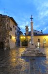 Piazza del centro storico di Grado, la città lagunare del Friuli