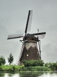 I mulini a vento di Kinderdijk erano usati per mantenere costante il livello delle acque (Olanda).
