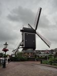 Il mulino a vento De Valk a Leiden, in  Olanda