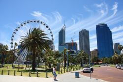 Il centro di Perth, Western Australia, con i ...