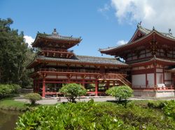 Il tempio buddista di Byodo-in a Oahu Hawaii ...