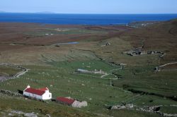 Isola di Foula, nella parte ovest dell'arcipelago ...