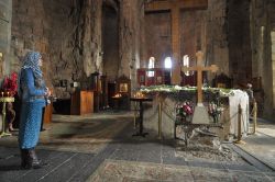 Il Monastero della Croce a Jvari sopra a Mtskheta in Georgia