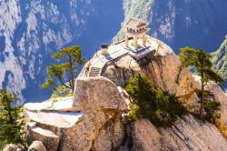 Montagna Huashan il chess pavilion Xi'An Cina - © Meiqianbao / Shutterstock.com