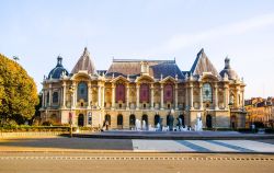 Museo delle Belle Arti di Lille, Francia. Illuminato dai raggi del sole, questo maestoso edificio appare ancora di più in tutta la sua bellezza architettonica. Su un'area di circa ...