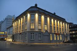 Un palazzo signorile nel centro storico di Tromso in Norvegia