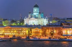Panorama in inverno ad Helsinki, la capitale della Finlandia - © Oleksiy Mark / Shutterstock.com