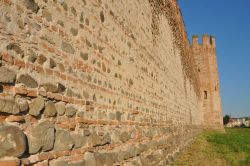 Particolare della cinta muraria di Montagnana in Veneto
