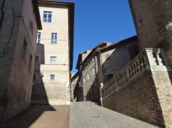 Pendenza della Via Aurelio Saffi ad Urbino