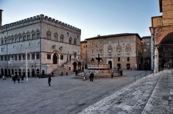 Piazza IV Novembre in centro Perugia