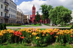 La Piazza dell'Indipendenza di Minsk, capitale della Bielorussia, è circondata da palazzi importanti e rallegrata dai fiori. Si trova all'inizio del Viale dell'Indipendenza ...