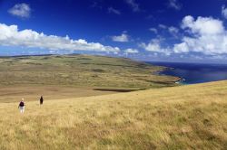 Rano kau è un vulcano, probabilmente estinto, dell'isola di Rapa Nui in Cile (Easter Island) - © Thomas Barrat / Shutterstock.com