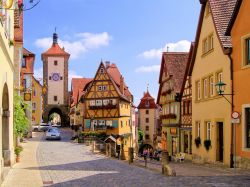 La Galgentor di Rothenburg, Germania - A caratterizzare ...