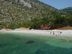 Una bella spiaggia ad Alonissos, siamo nelle ...