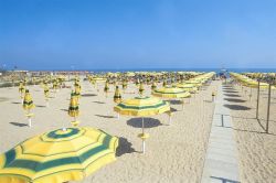 La Spiaggia di  Zadina Pineta in corrispondenza al Cesenatico Camping Village, riviera romagnola - © ferrucciofabbri / Cesenatico Camping Village