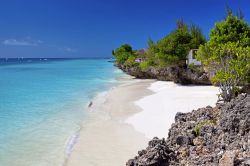 Spiaggia e barriera corallina fossile a Zanzibar in Tanzania, l'arcipelago dell'Oceano Indiano, a ridosso delle coste africane - © Kjersti Joergensen / Shutterstock.com