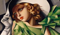 Tamara de Lempicka mostra a Torino, Piemonte.
