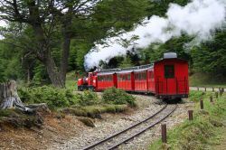 Il Treno fino alla fine del Mondo? Senza dubbio, dato che ci troviamo in direzione di Ushuaia la città più a sud del mondo, nella Terra del Fuoco dell'Argentina - © Procy ...