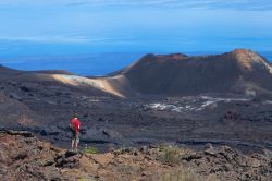 Le visite guidate al vulcano Sierra Negra partono in genere da Puerto Villamil e attraversano il bordo della caldera lungo il lato est prima di dirigersi verso i campi di lava fresca a nord ...