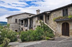 Abitazione storica a Bevagna, Umbria, Italia.
