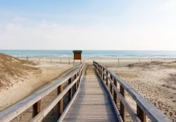 Accesso alla spiaggia di Marina di Ravenna, Riviera Romagnola