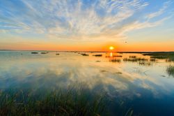 Alba spettacolare a Sulina in Romania, siamo sul Delta del Danubio