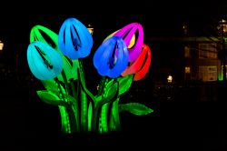 Amsterdam, Olanda: un'installazione luminosa in occasione dell'Amsterdam Light Festival, che si svolge ogni anno in inverno - foto © mese.berg / Shutterstock.com