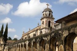 Antica architettura coloniale a Patzcuaro, Messico.
