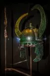 Antico elmetto di un guerriero al museo di Pontremoli, Toscana - © Sandro Amato / Shutterstock.com