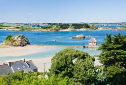 Arcipelago dell'isola di Brehat in Bretagna nel nord della Francia