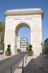 Arco di trionfo nel centro città di Nevers, Borgogna-Franca Contea (Francia).

