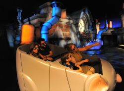 Le topo auto, dell'attrazione Ratatouille a Eurodisney