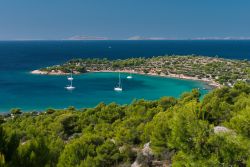 Baia di  Murter: questa spettacolare ansa è una delle tante dell'isola che racchiude diverse "laguna blu" tutte da scoprire. La spiaggia migliore è considerata ...