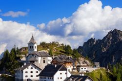 Il borgo di Monte Lussari a Tarvisio (Friuli)