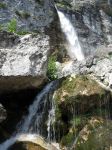 Cascata di Gares a sud di Canale d'Agordo in Veneto