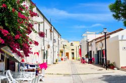 Case nel centro di San Nicola, la seconda isola abitata dell'arcipelago delle Tremiti (Puglia).
