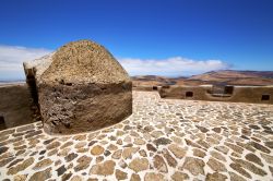 La struttura del castello di San José nella città di Arrecife, capoluogo di Lanzarote (Isole Canarie, Spagna).
